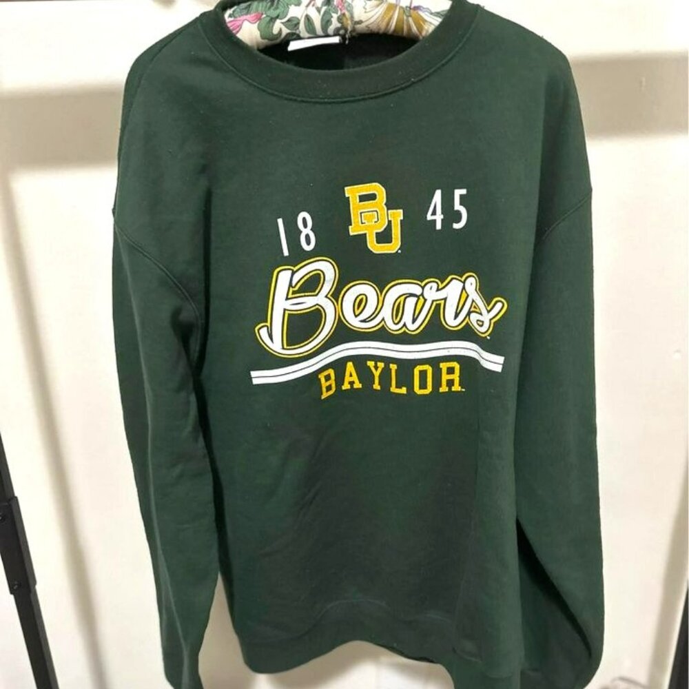 sale 🔥 crazy Vintage Champion Baylor University Crewneck Sweatshirt - L